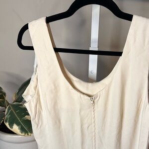 Gorgeous Vintage Cream Colored Maxi Dress